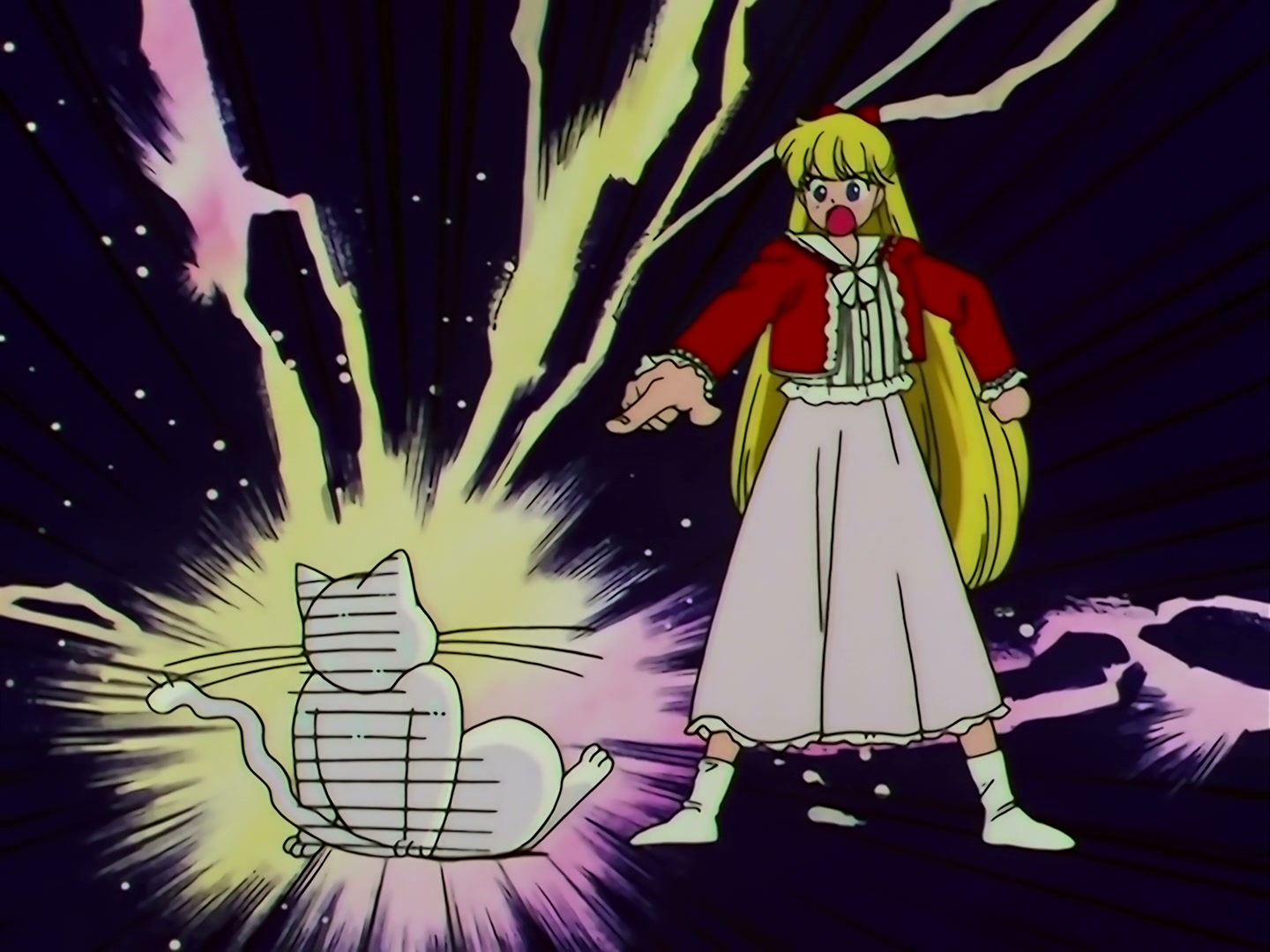 Sailor Moon Ep 133: Artemis is Cheating? Enter the Mysterious Kitten @ 00:09:59