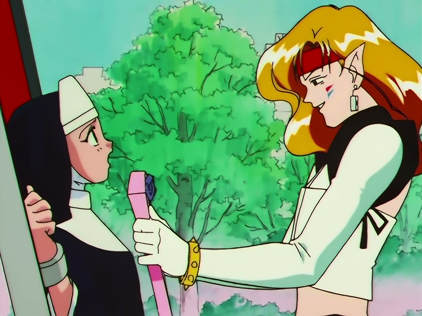 Sailor Moon Ep 133: Artemis is Cheating? Enter the Mysterious Kitten @ 00:15:24