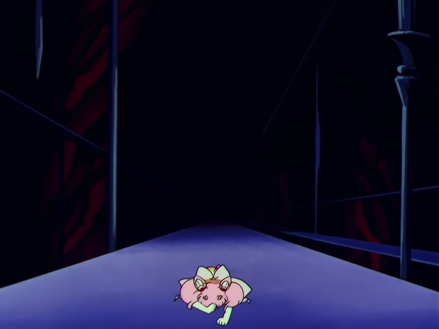 Sailor Moon Ep 163: Labyrinth of Mirrors: Chibi Moon Captured @ 00:03:16