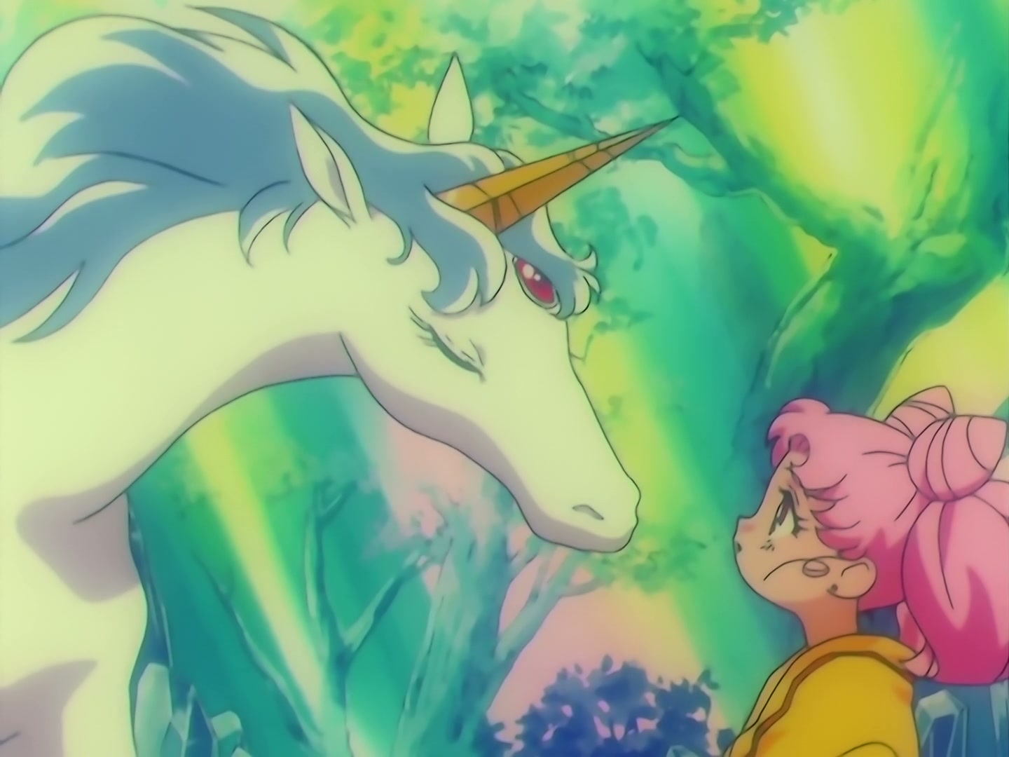 Sailor Moon Ep 163: Labyrinth of Mirrors: Chibi Moon Captured @ 00:04:12