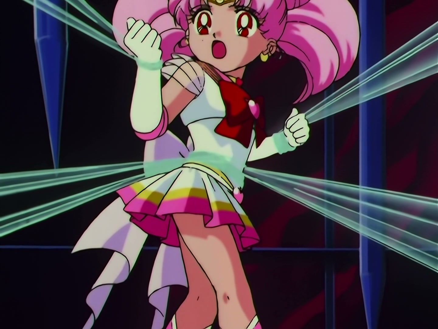 Sailor Moon Ep 163: Labyrinth of Mirrors: Chibi Moon Captured @ 00:04:55