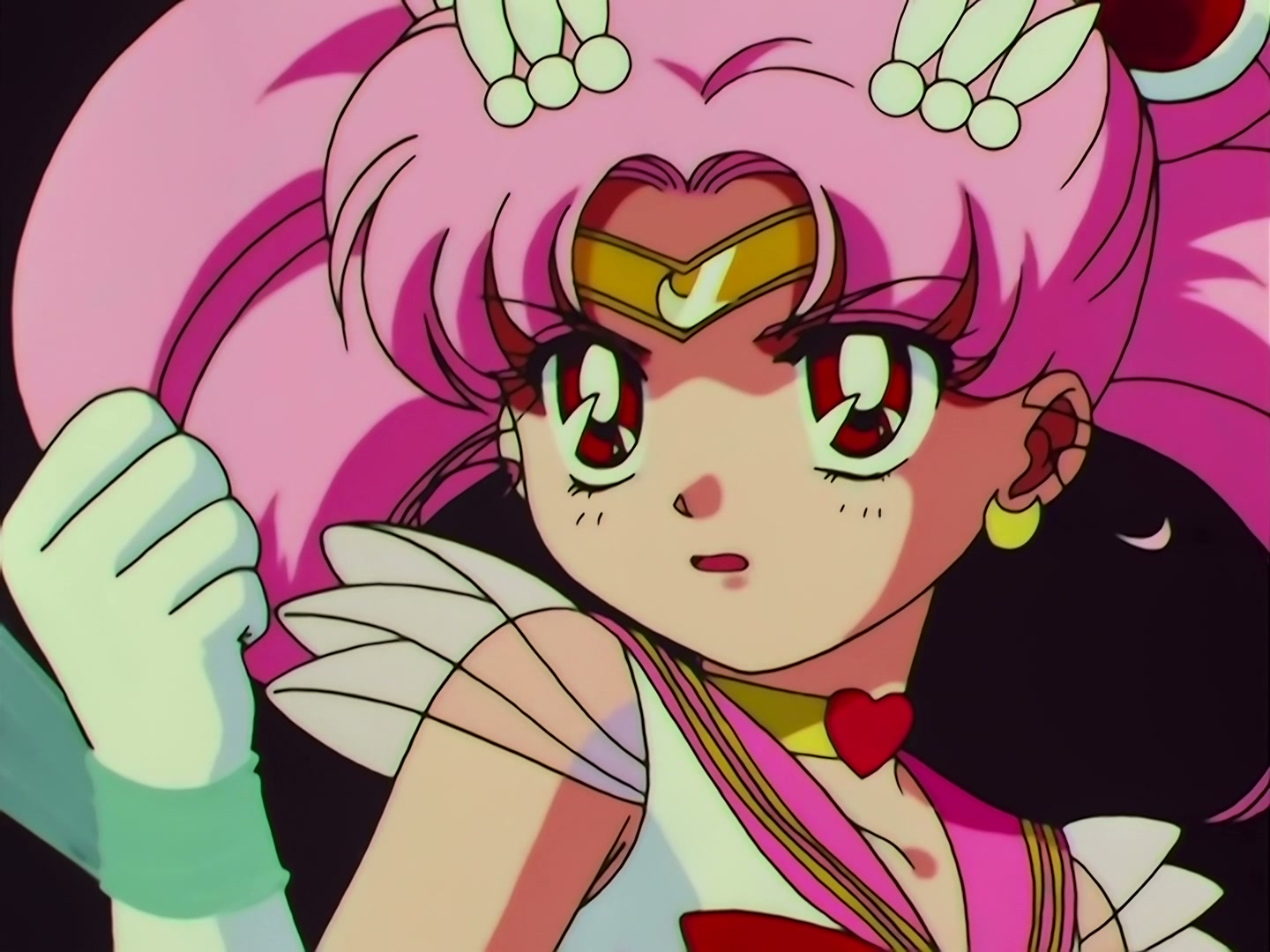 Sailor Moon Ep 163: Labyrinth of Mirrors: Chibi Moon Captured @ 00:05:16