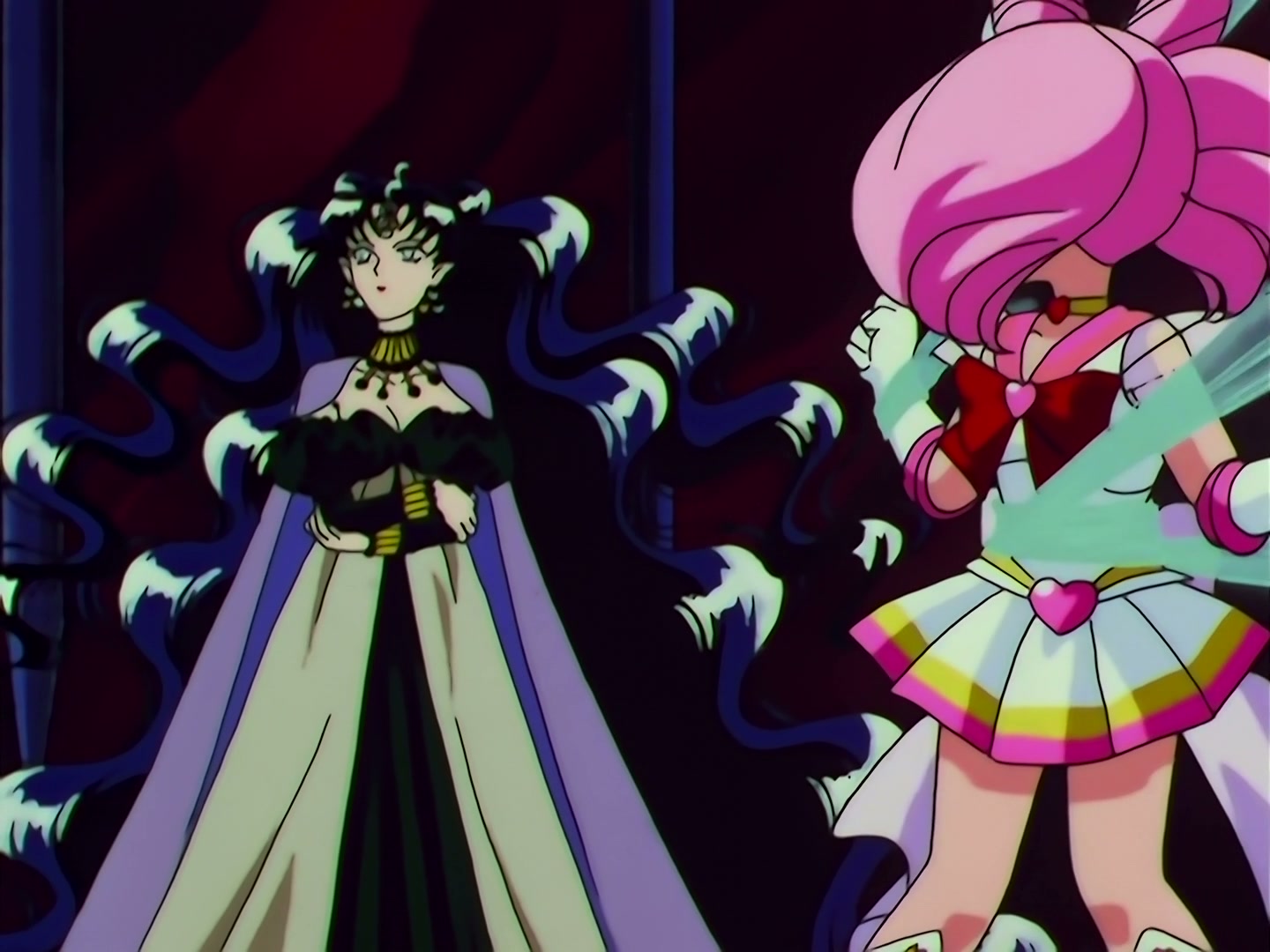 Sailor Moon Ep 163: Labyrinth of Mirrors: Chibi Moon Captured @ 00:05:33
