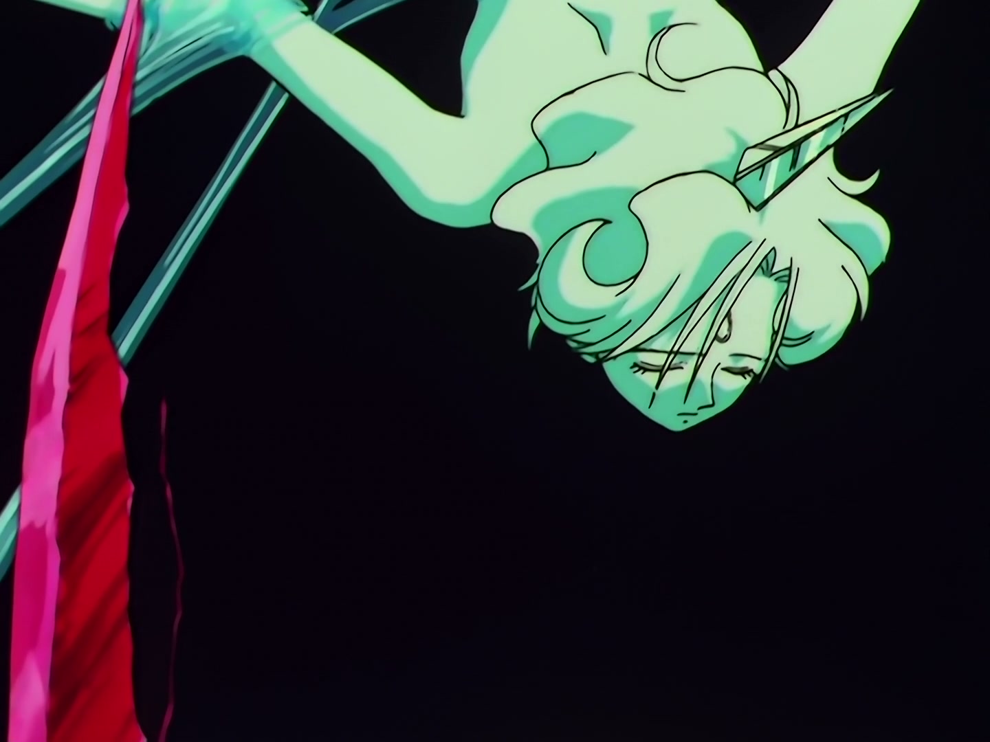 Sailor Moon Ep 163: Labyrinth of Mirrors: Chibi Moon Captured @ 00:05:42