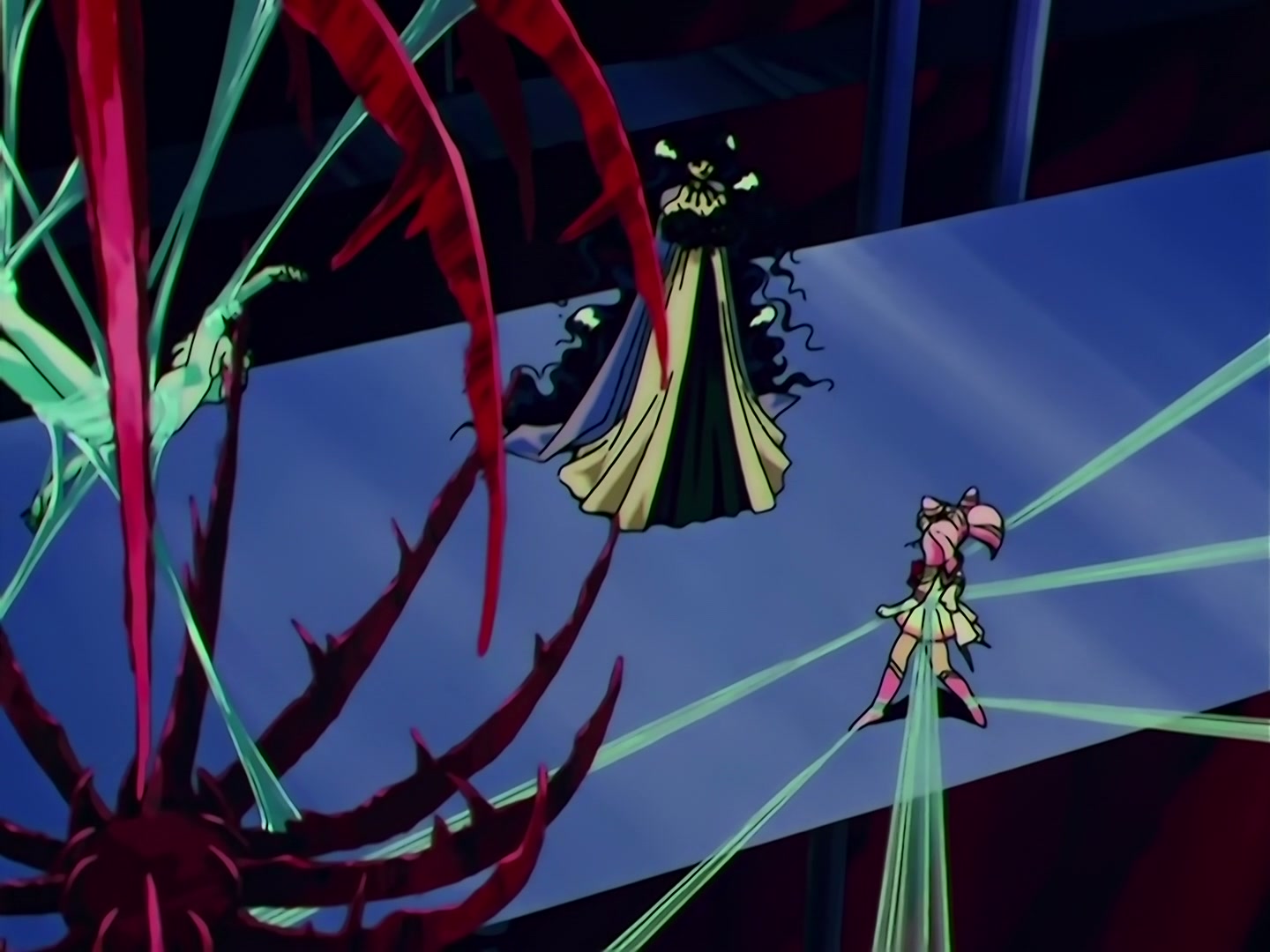Sailor Moon Ep 163: Labyrinth of Mirrors: Chibi Moon Captured @ 00:08:29