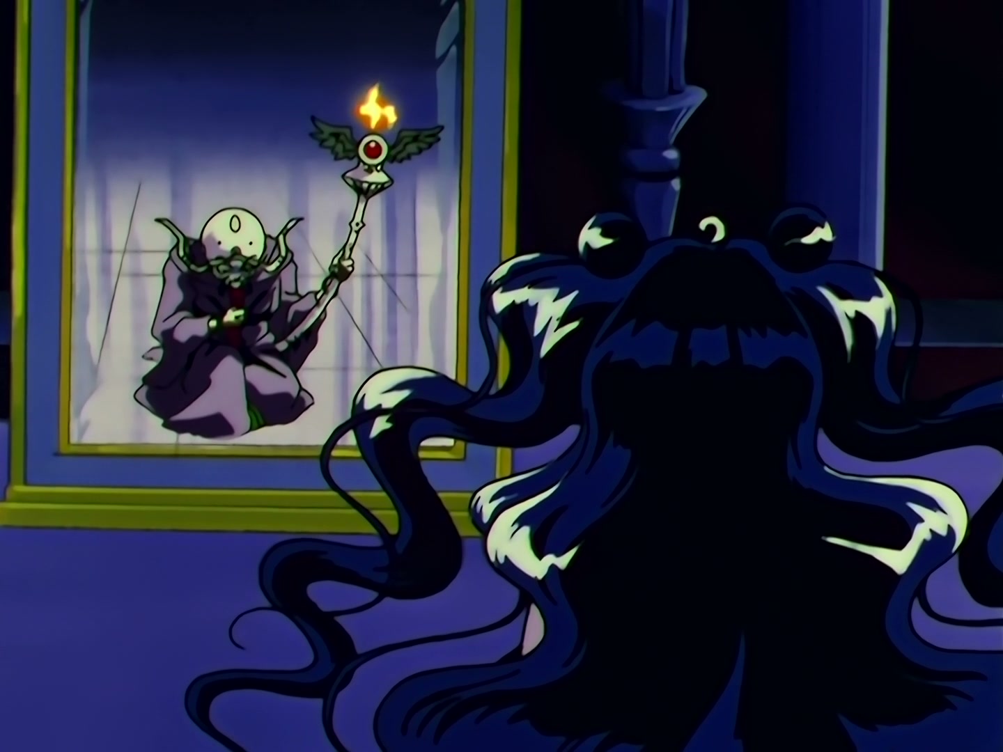 Sailor Moon Ep 163: Labyrinth of Mirrors: Chibi Moon Captured @ 00:09:07