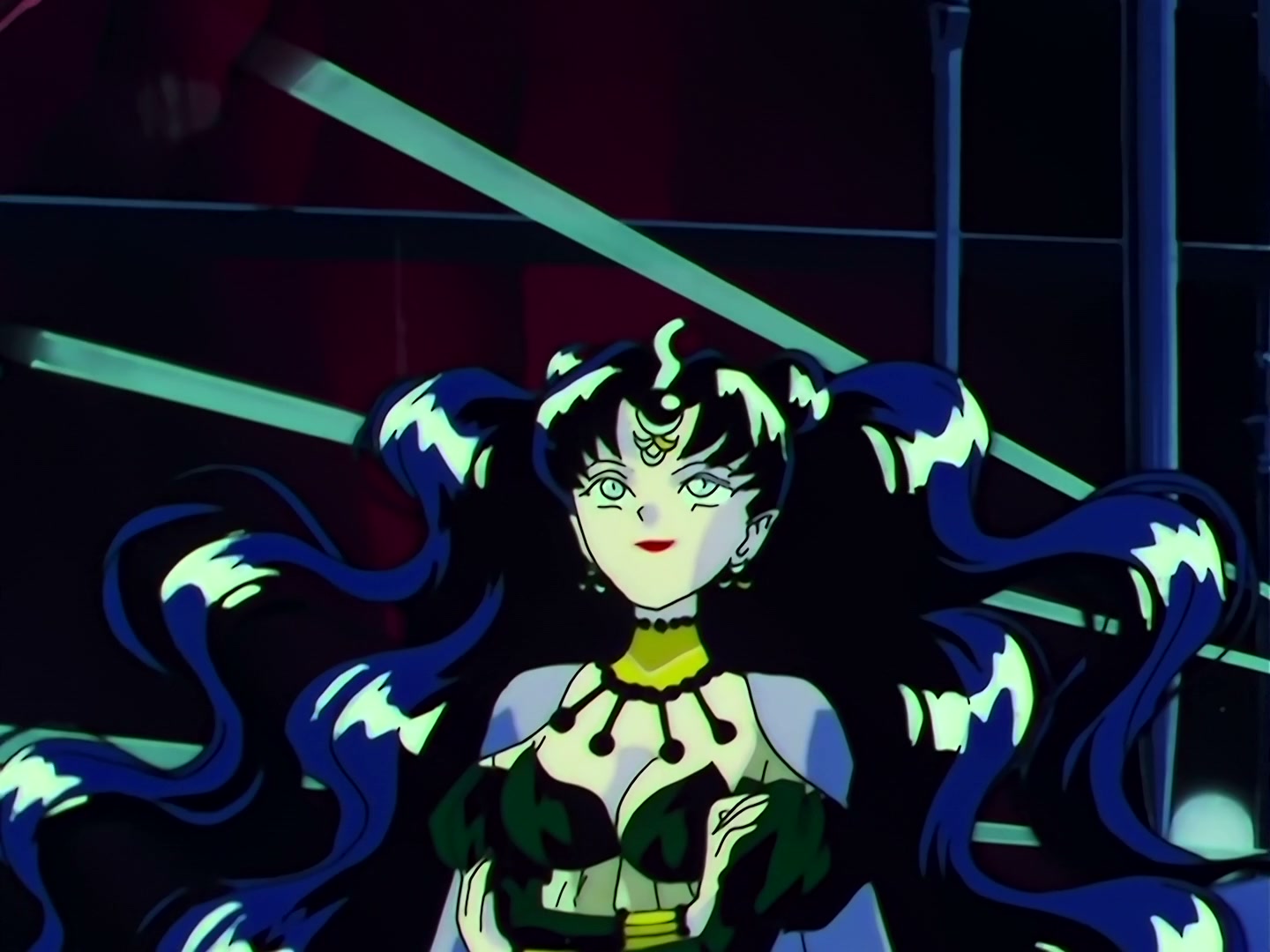 Sailor Moon Ep 163: Labyrinth of Mirrors: Chibi Moon Captured @ 00:10:46