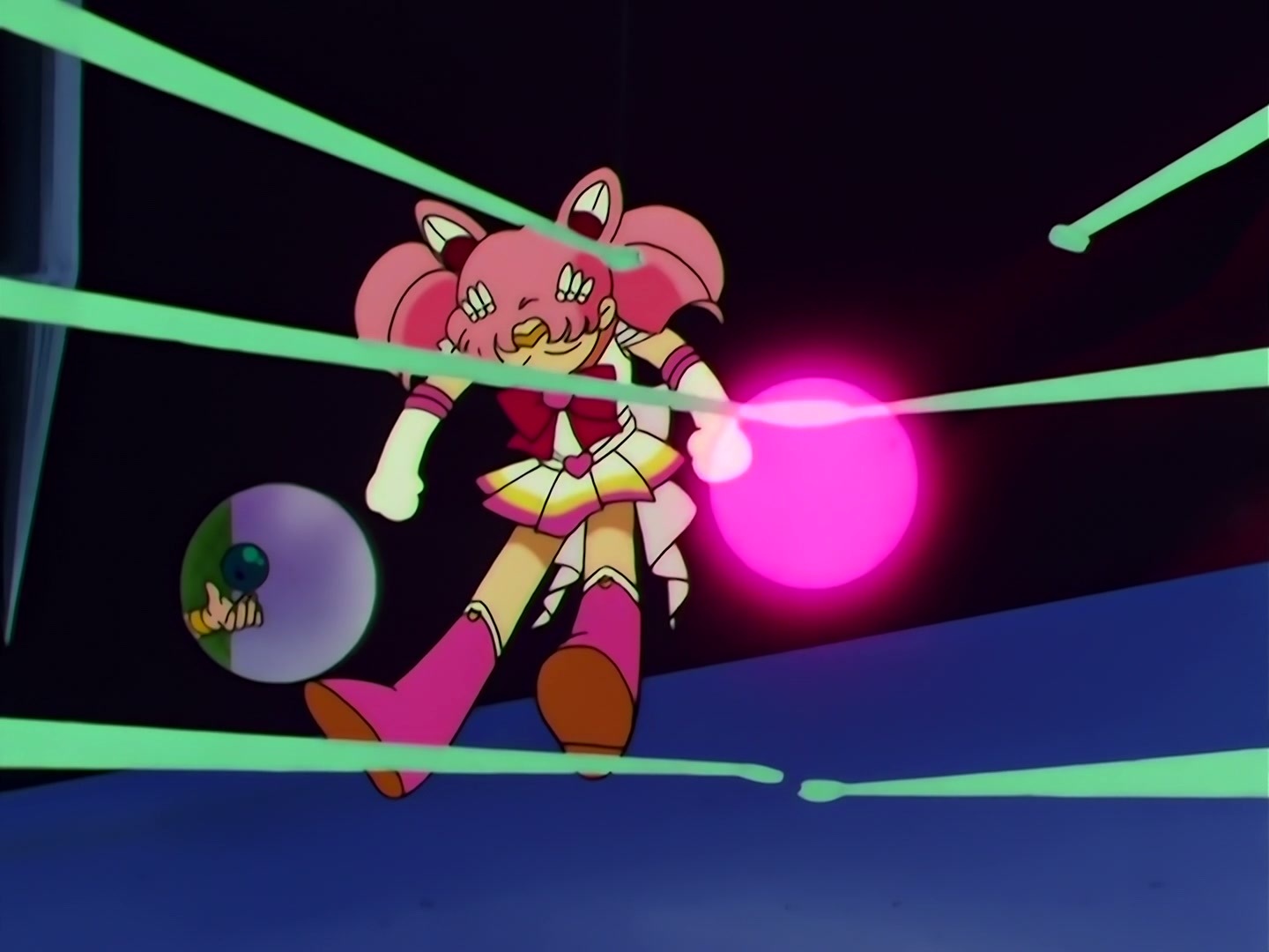 Sailor Moon Ep 163: Labyrinth of Mirrors: Chibi Moon Captured @ 00:11:03