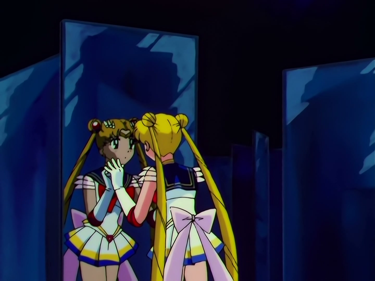 Sailor Moon Ep 163: Labyrinth of Mirrors: Chibi Moon Captured @ 00:11:46