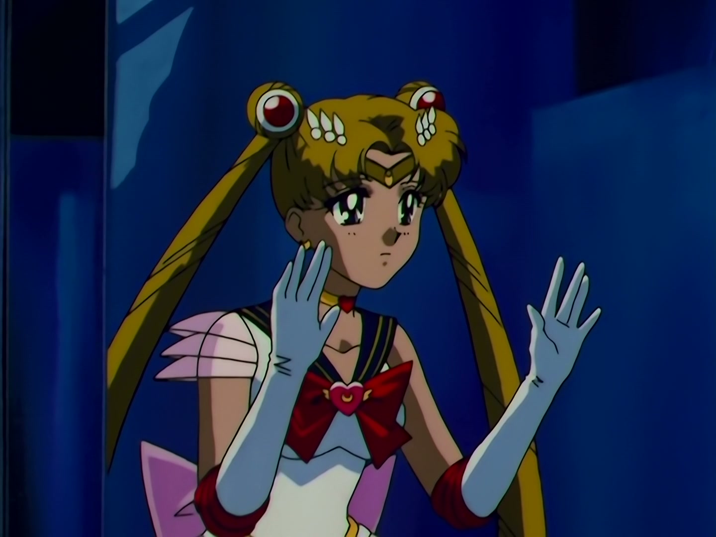 Sailor Moon Ep 163: Labyrinth of Mirrors: Chibi Moon Captured @ 00:11:50