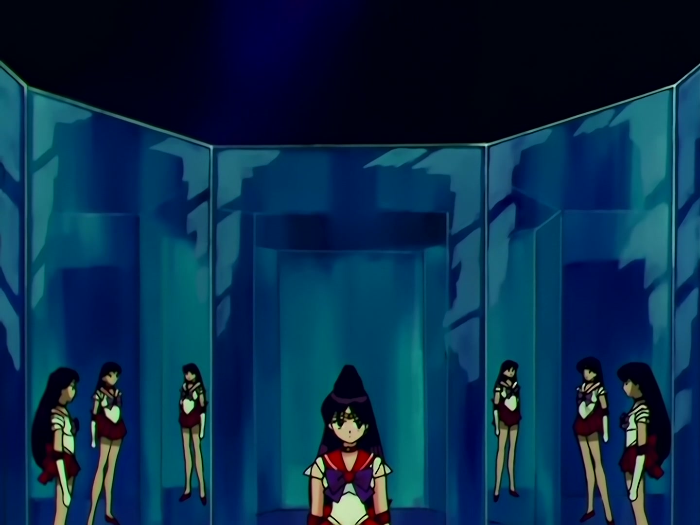 Sailor Moon Ep 163: Labyrinth of Mirrors: Chibi Moon Captured @ 00:14:28
