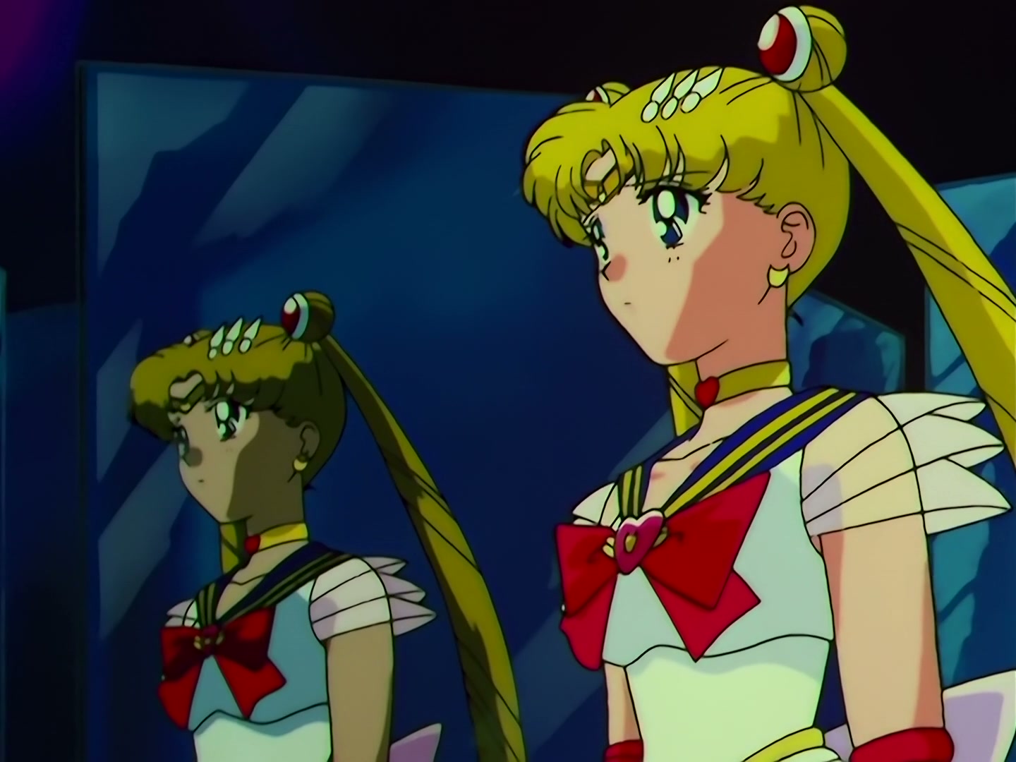 Sailor Moon Ep 163: Labyrinth of Mirrors: Chibi Moon Captured @ 00:14:46