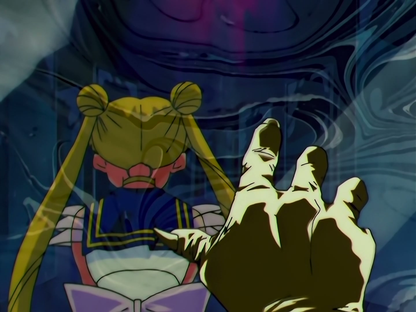 Sailor Moon Ep 163: Labyrinth of Mirrors: Chibi Moon Captured @ 00:15:45