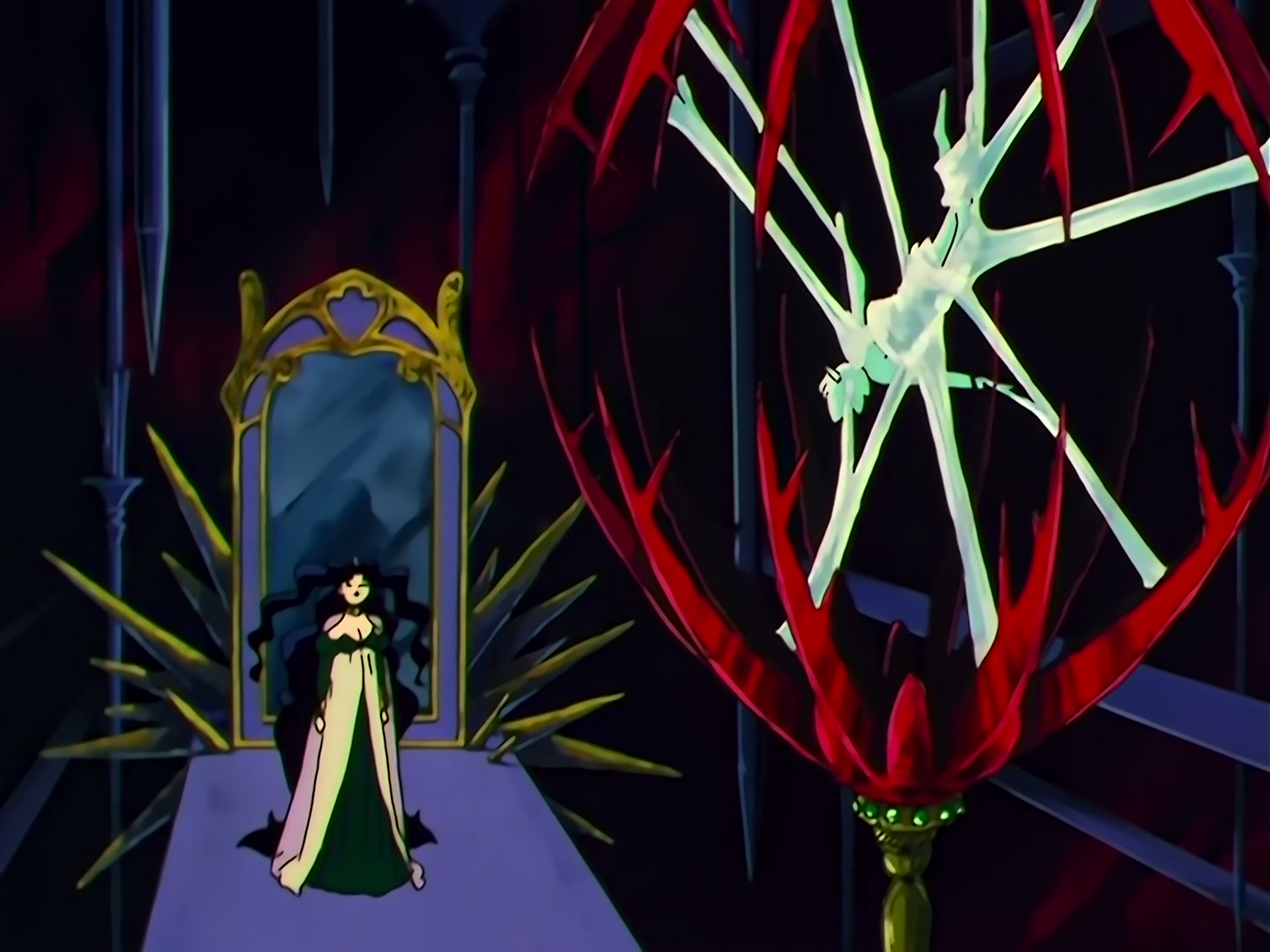 Sailor Moon Ep 164: The Golden Crystal Appears: Nehellenia's Magic @ 00:06:25