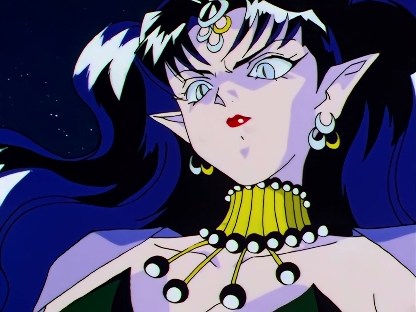 Sailor Moon Ep 167: The Flower of Nightmares Scatters! The Queen of Darkness Returns @ 00:07:46