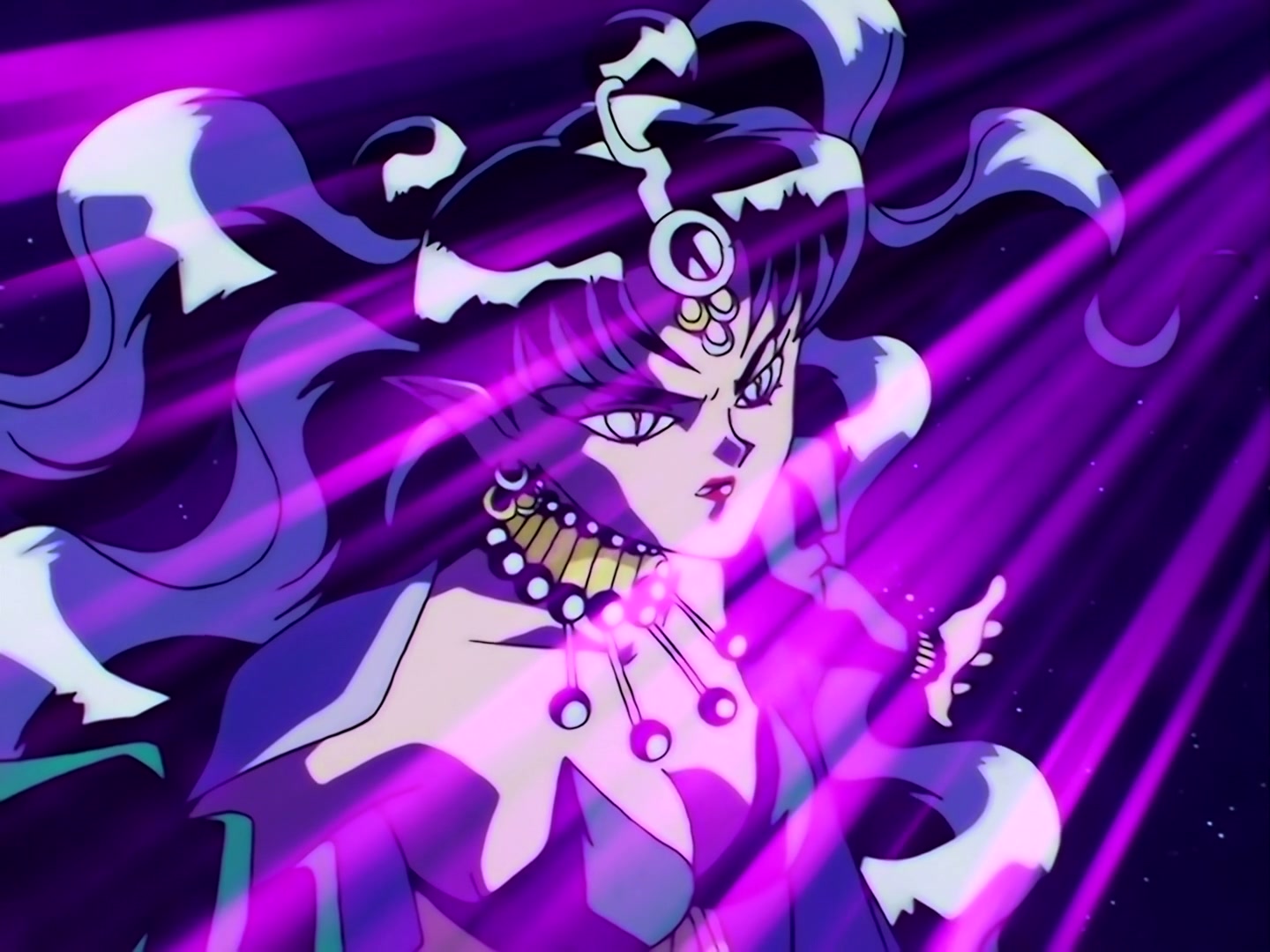 Sailor Moon Ep 167: The Flower of Nightmares Scatters! The Queen of Darkness Returns @ 00:08:16
