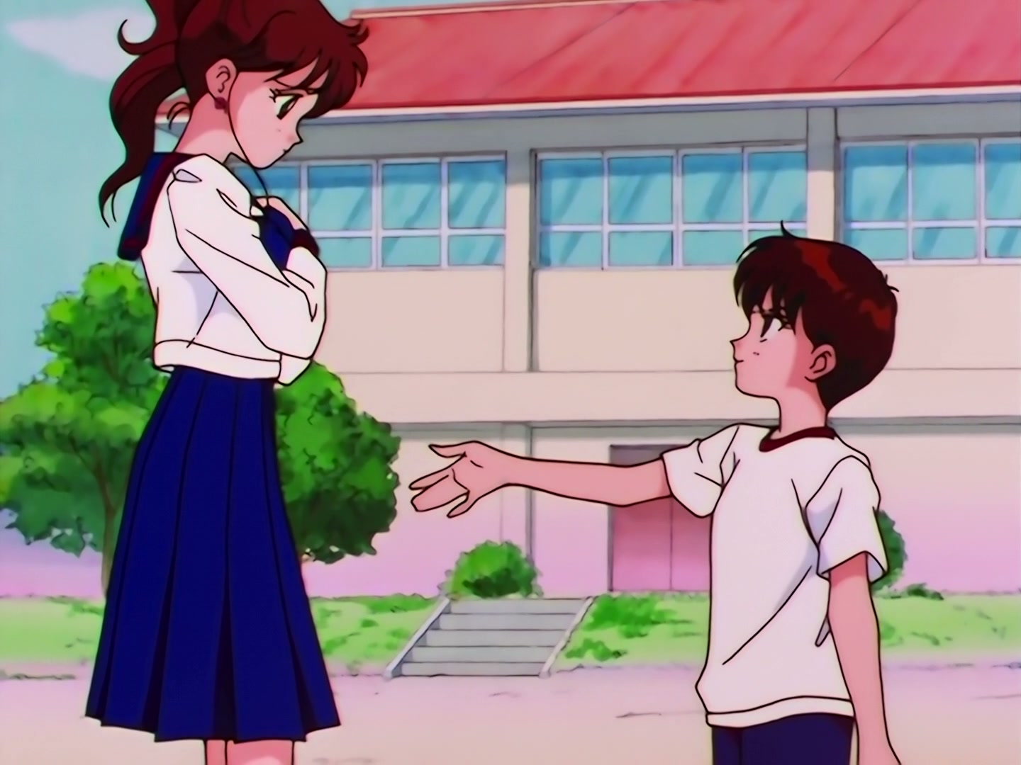 Sailor Moon Ep 174: A School Storm! The Transfer Students Are Idols @ 00:03:16