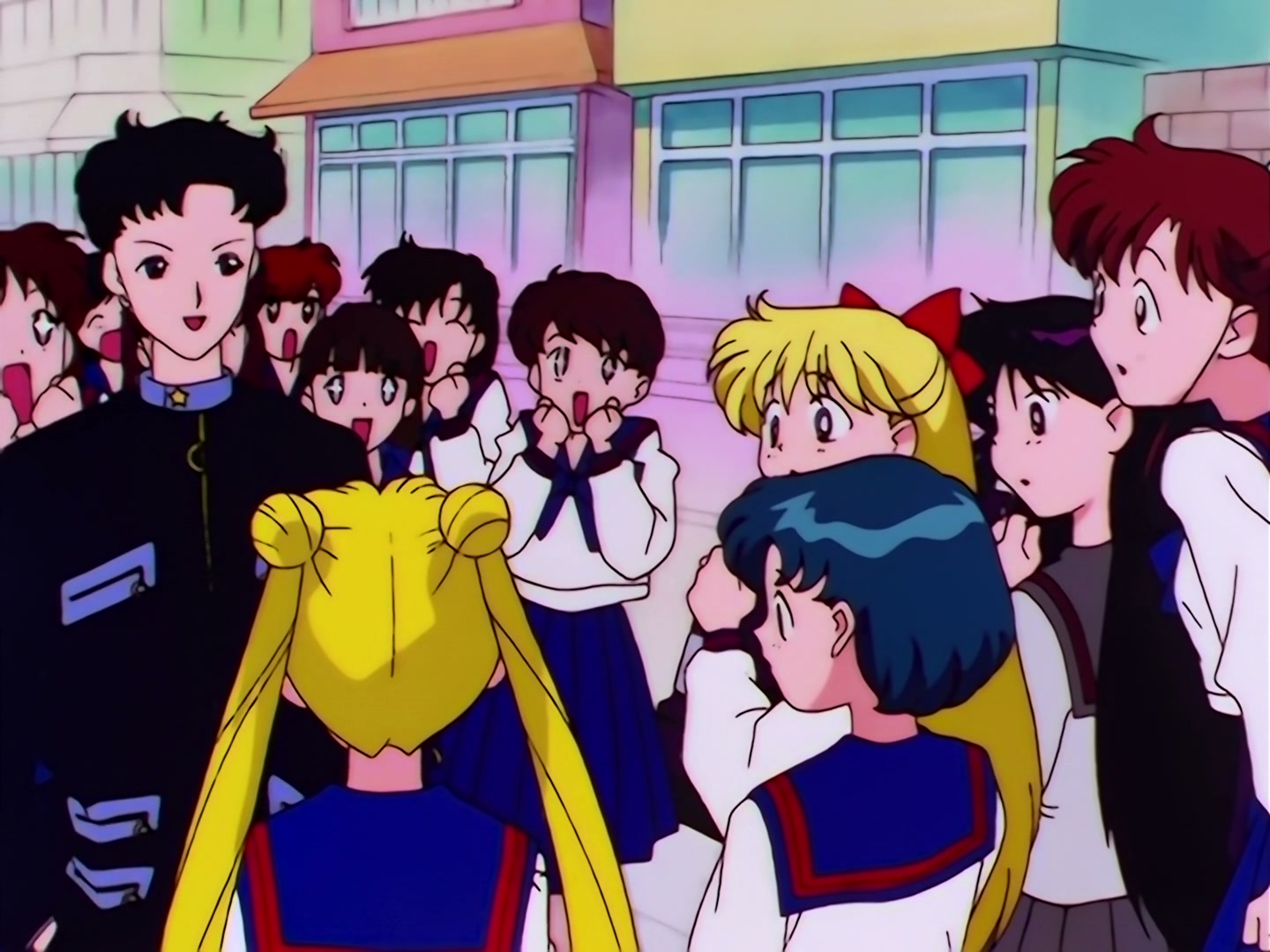 Sailor Moon Ep 174: A School Storm! The Transfer Students Are Idols @ 00:10:16