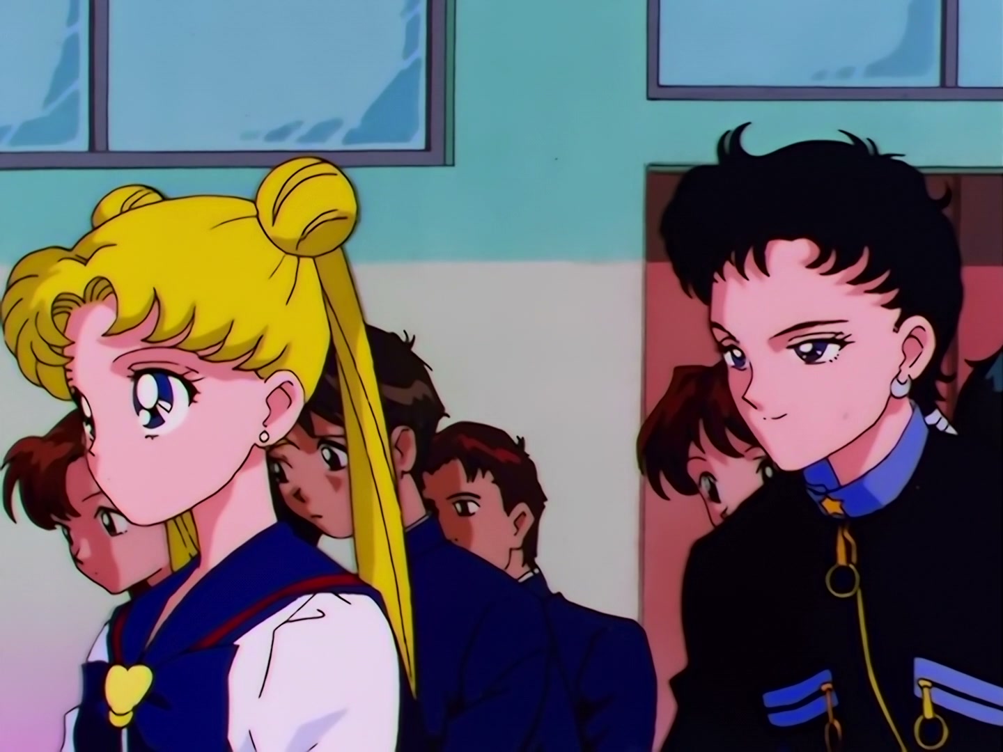 Sailor Moon Ep 174: A School Storm! The Transfer Students Are Idols @ 00:11:33