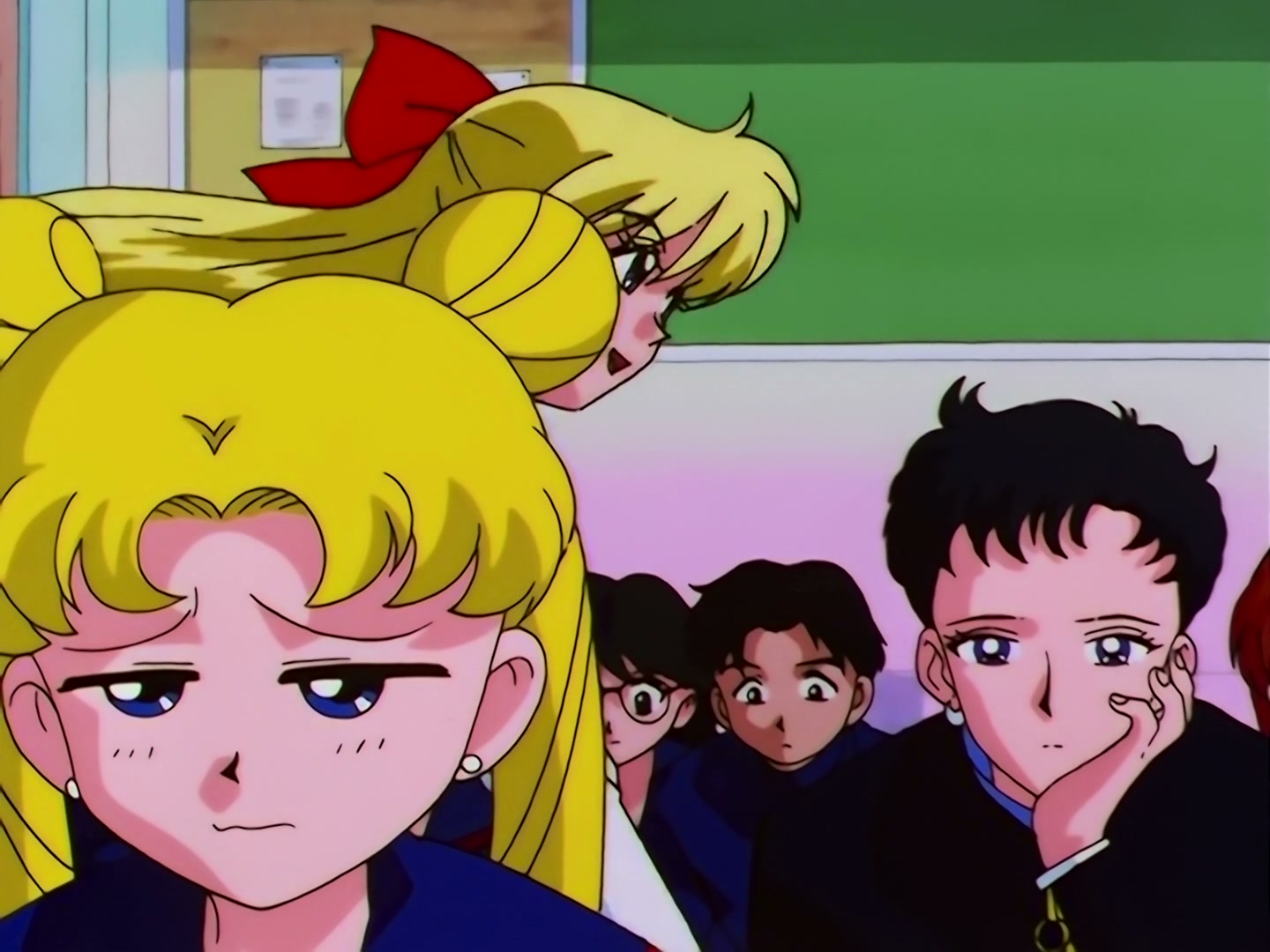 Sailor Moon Ep 174: A School Storm! The Transfer Students Are Idols @ 00:11:37
