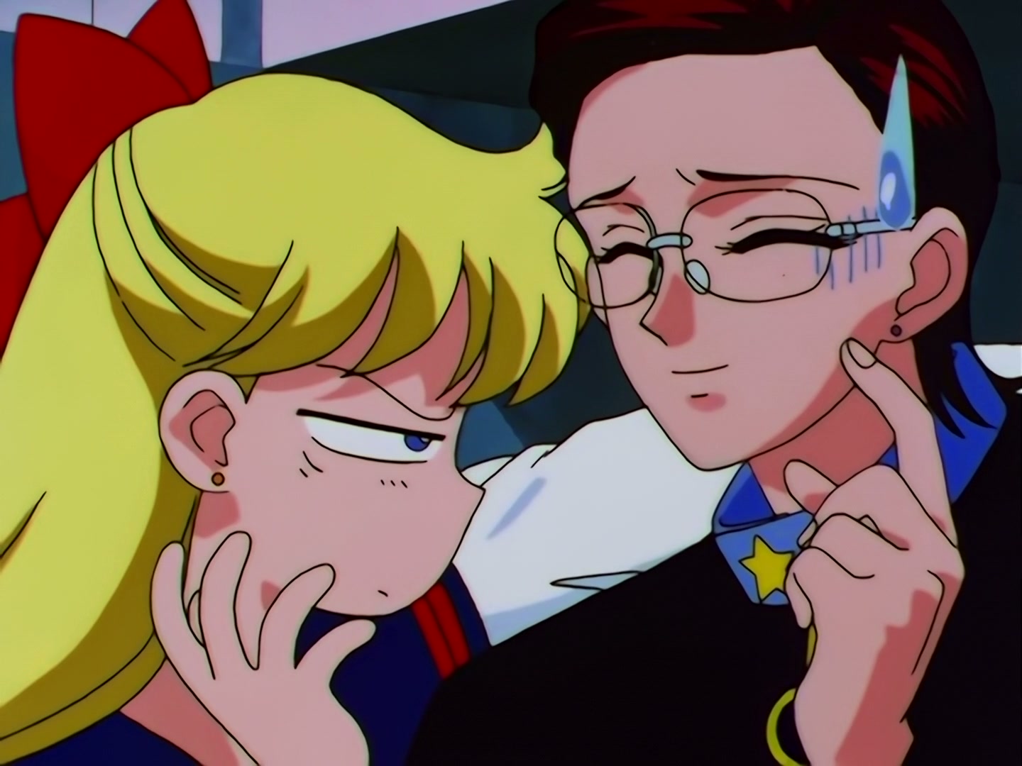 Sailor Moon Ep 174: A School Storm! The Transfer Students Are Idols @ 00:13:37