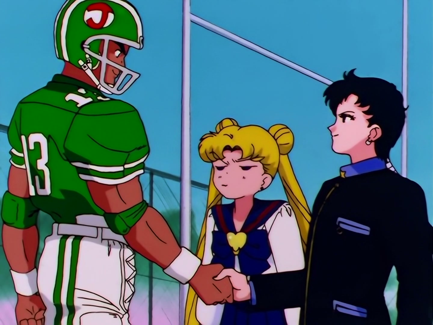 Sailor Moon Ep 174: A School Storm! The Transfer Students Are Idols @ 00:15:37