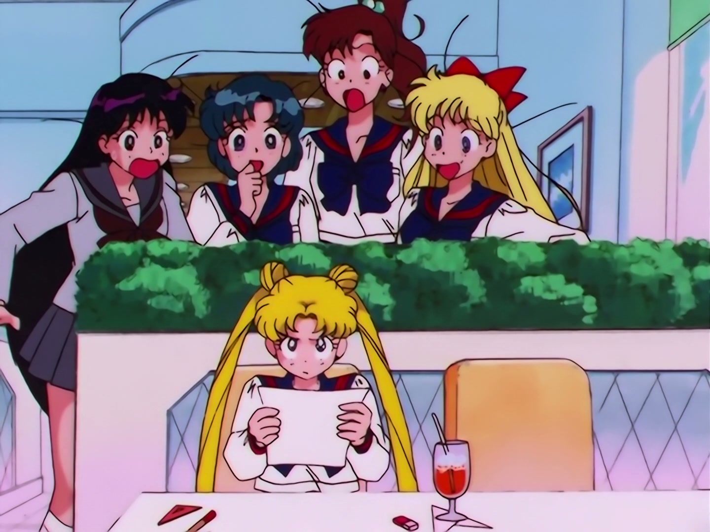 Sailor Moon Ep 174: A School Storm! The Transfer Students Are Idols @ 00:21:45