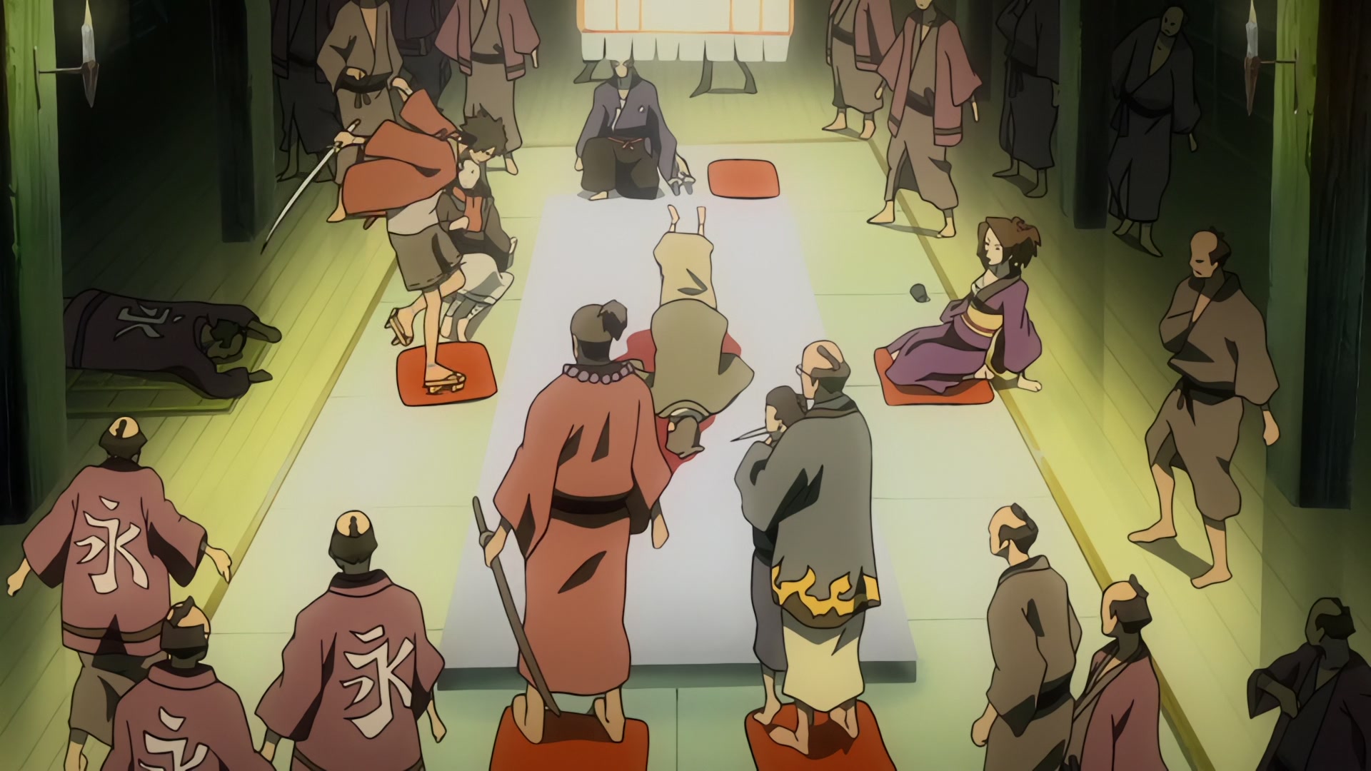 Samurai Champloo Ep 4: Hellhounds for Hire (Part 2) @ 00:18:38