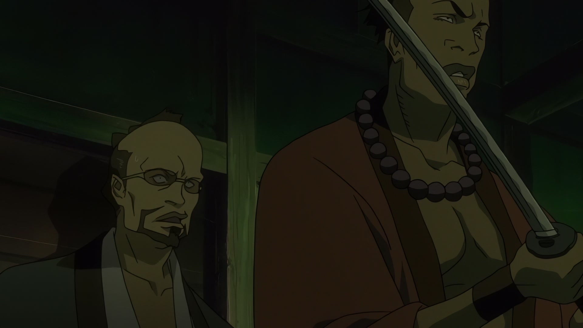 Samurai Champloo Ep 4: Hellhounds for Hire (Part 2) @ 00:19:07