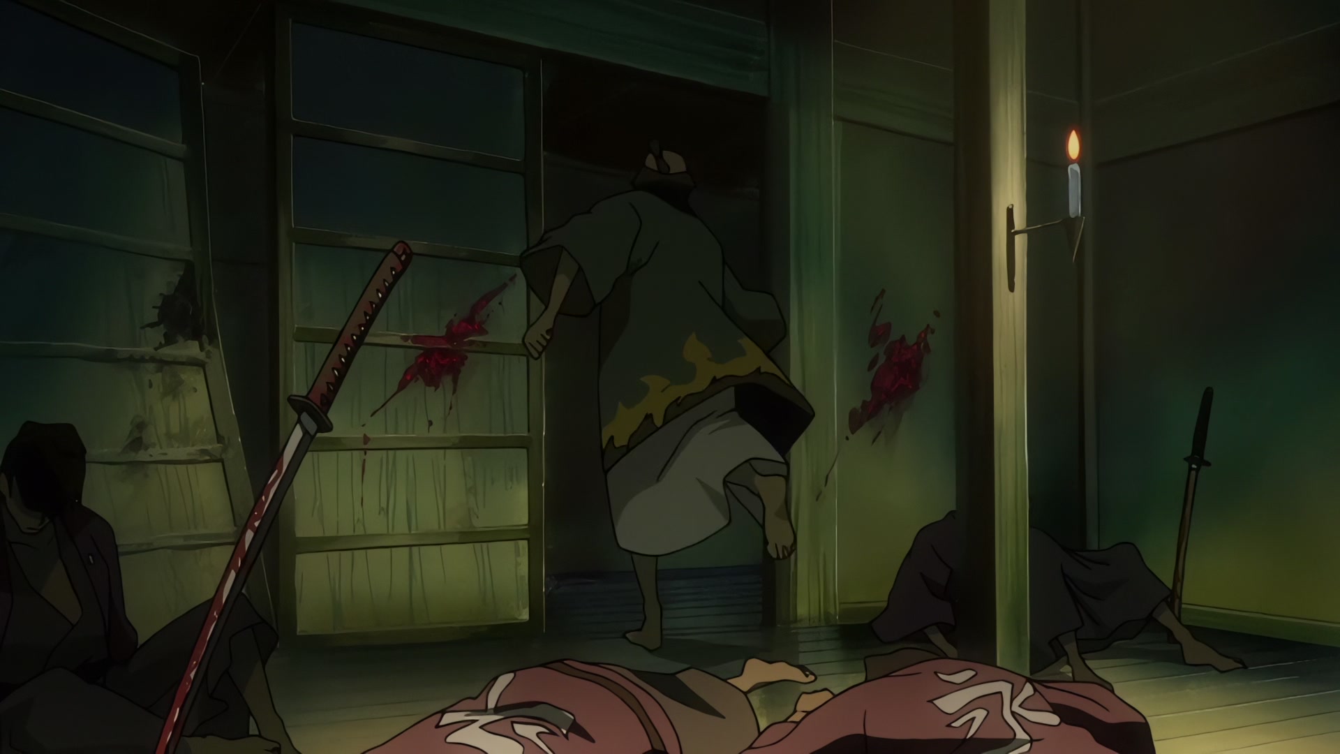 Samurai Champloo Ep 4: Hellhounds for Hire (Part 2) @ 00:19:17
