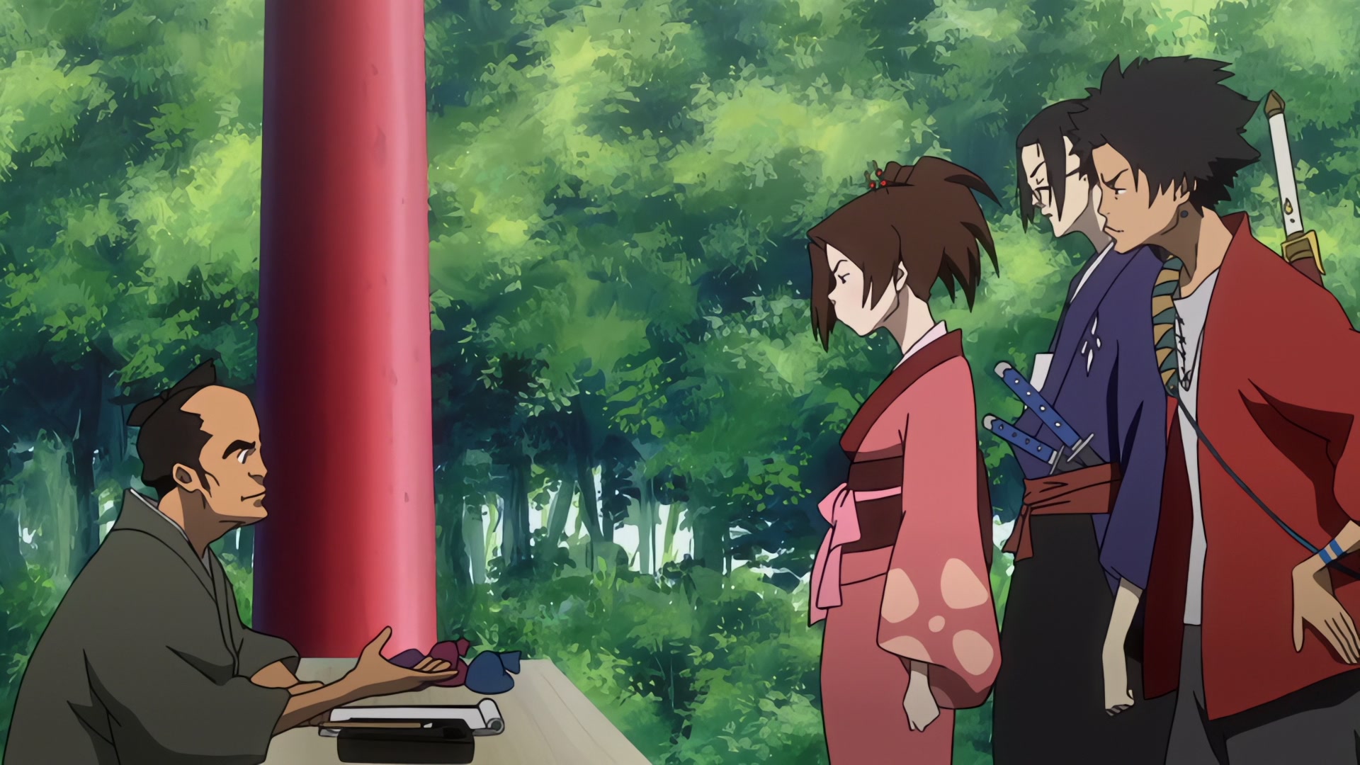 Samurai Champloo Ep 6: Stranger Searching @ 00:03:01