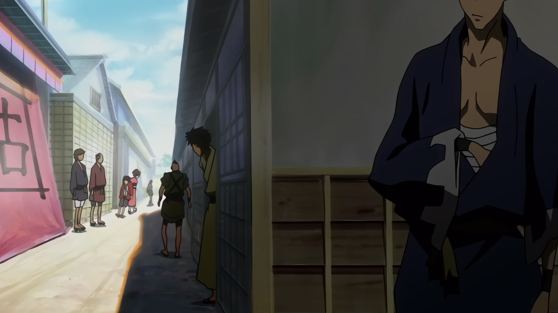 Samurai Champloo Ep 7: A Risky Racket @ 00:03:47