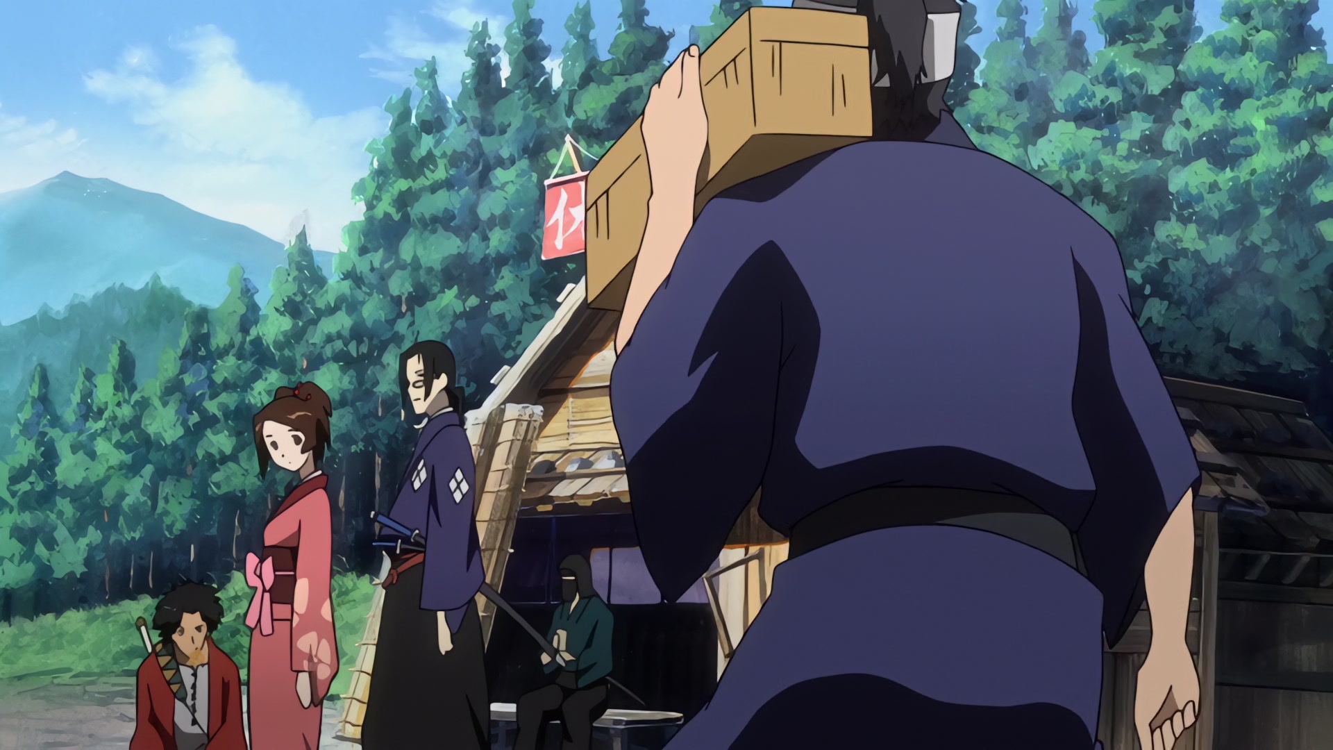 Samurai Champloo Ep 16: Lullabies of the Lost (Verse 1) @ 00:03:53