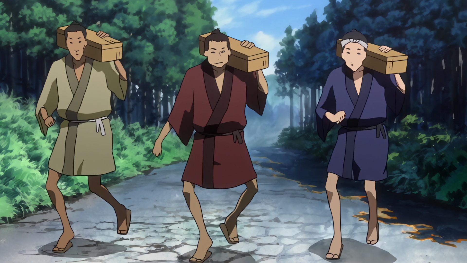 Samurai Champloo Ep 16: Lullabies of the Lost (Verse 1) @ 00:03:56