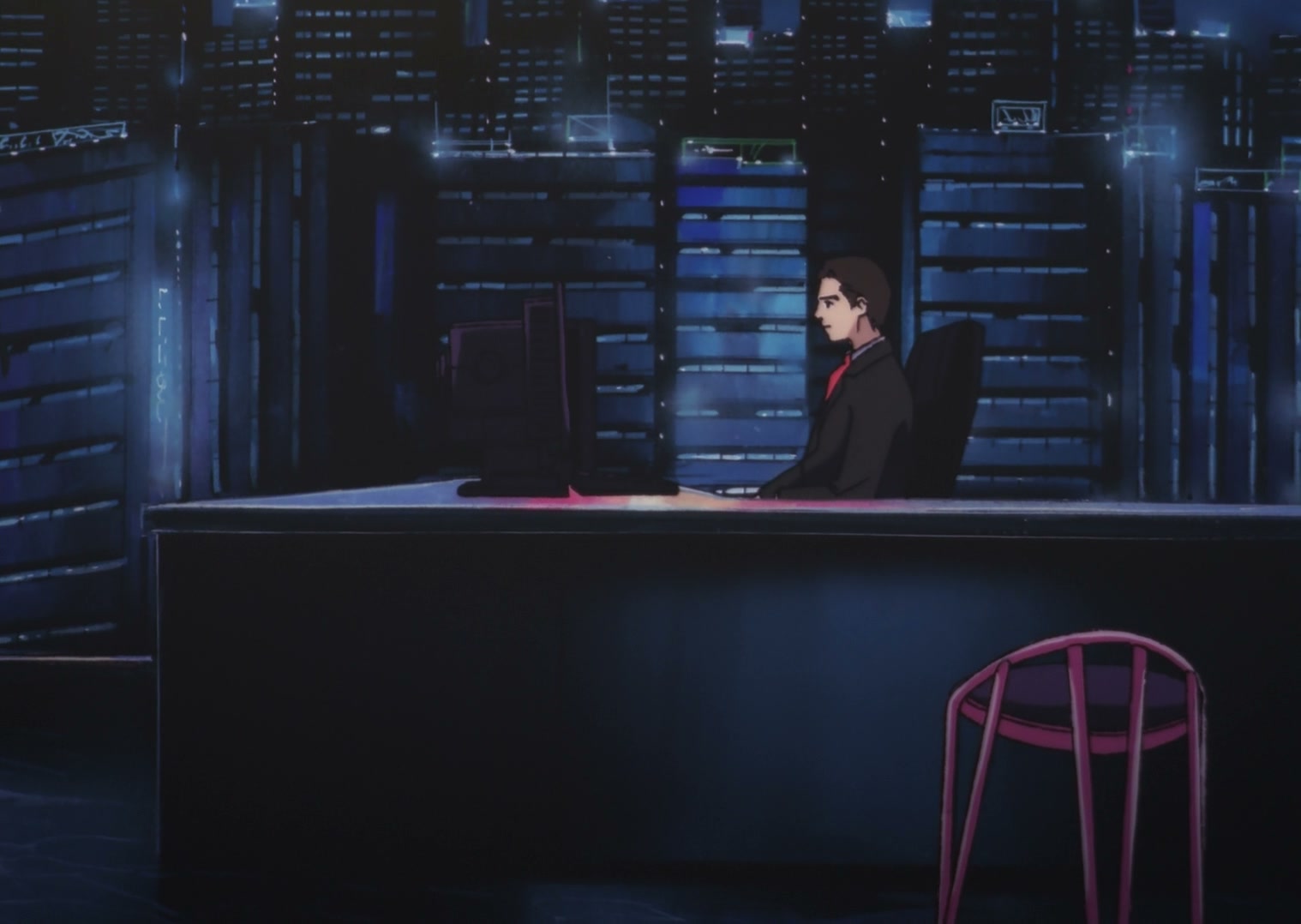 Serial Experiments Lain Ep 7: Society @ 00:05:43