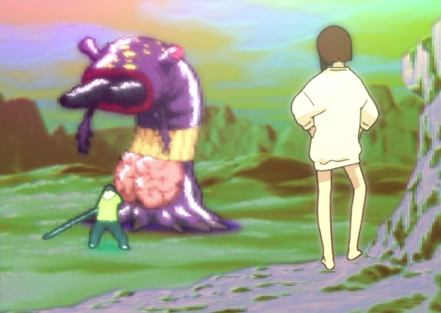 Serial Experiments Lain Ep 8: Rumors @ 00:02:55