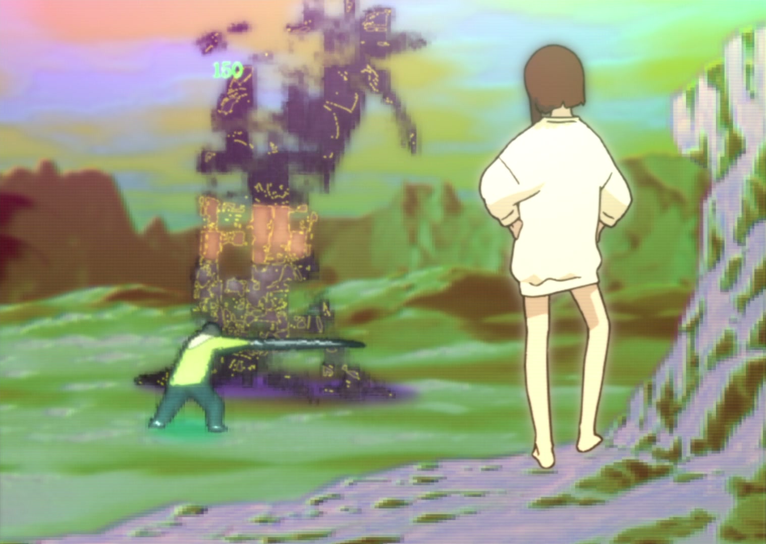 Serial Experiments Lain Ep 8: Rumors @ 00:02:58