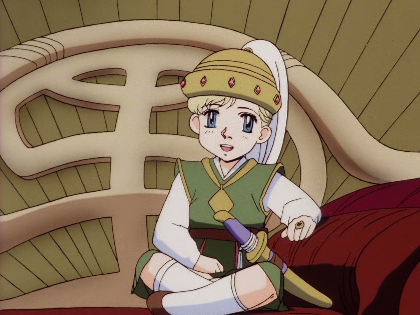 The Vision of Escaflowne Ep 10: The Blue-Eyed Prince @ 00:03:09