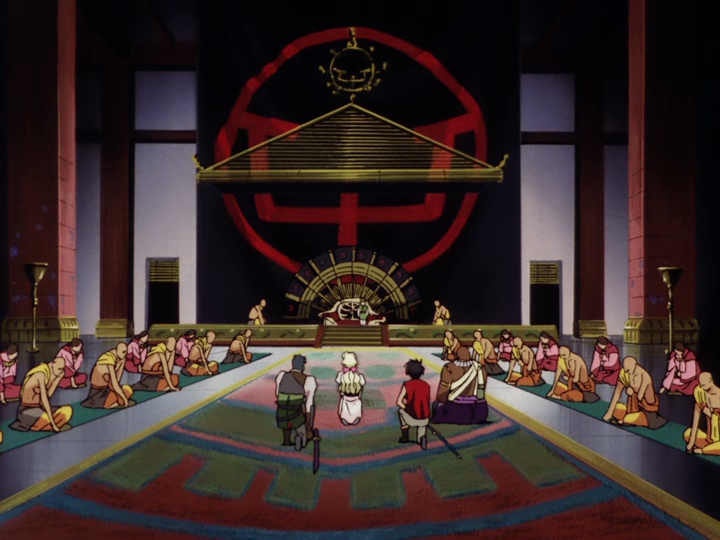 The Vision of Escaflowne Ep 10: The Blue-Eyed Prince @ 00:03:36