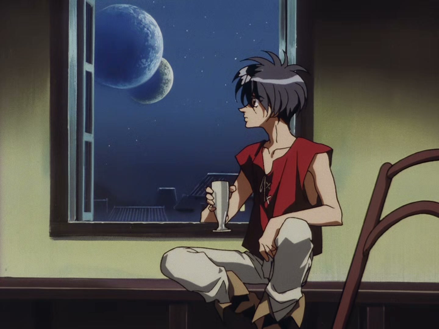 The Vision of Escaflowne Ep 19: Operation Golden Rule of Love @ 00:04:23