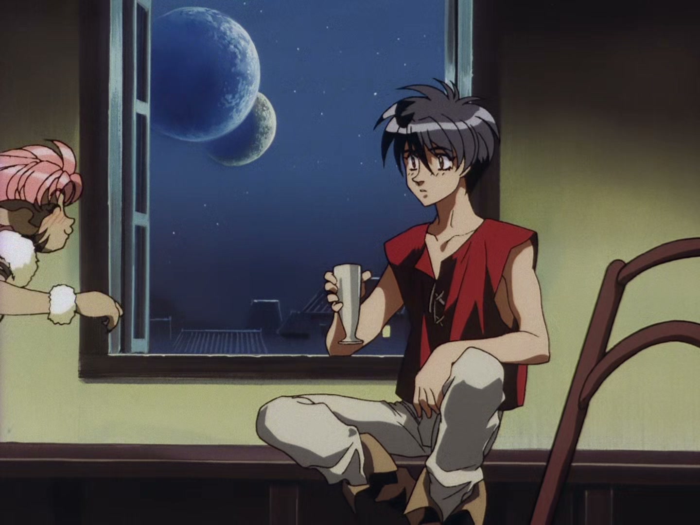 The Vision of Escaflowne Ep 19: Operation Golden Rule of Love @ 00:04:27