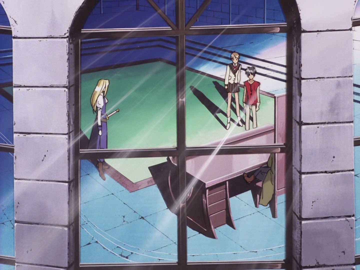 The Vision of Escaflowne Ep 19: Operation Golden Rule of Love @ 00:04:47