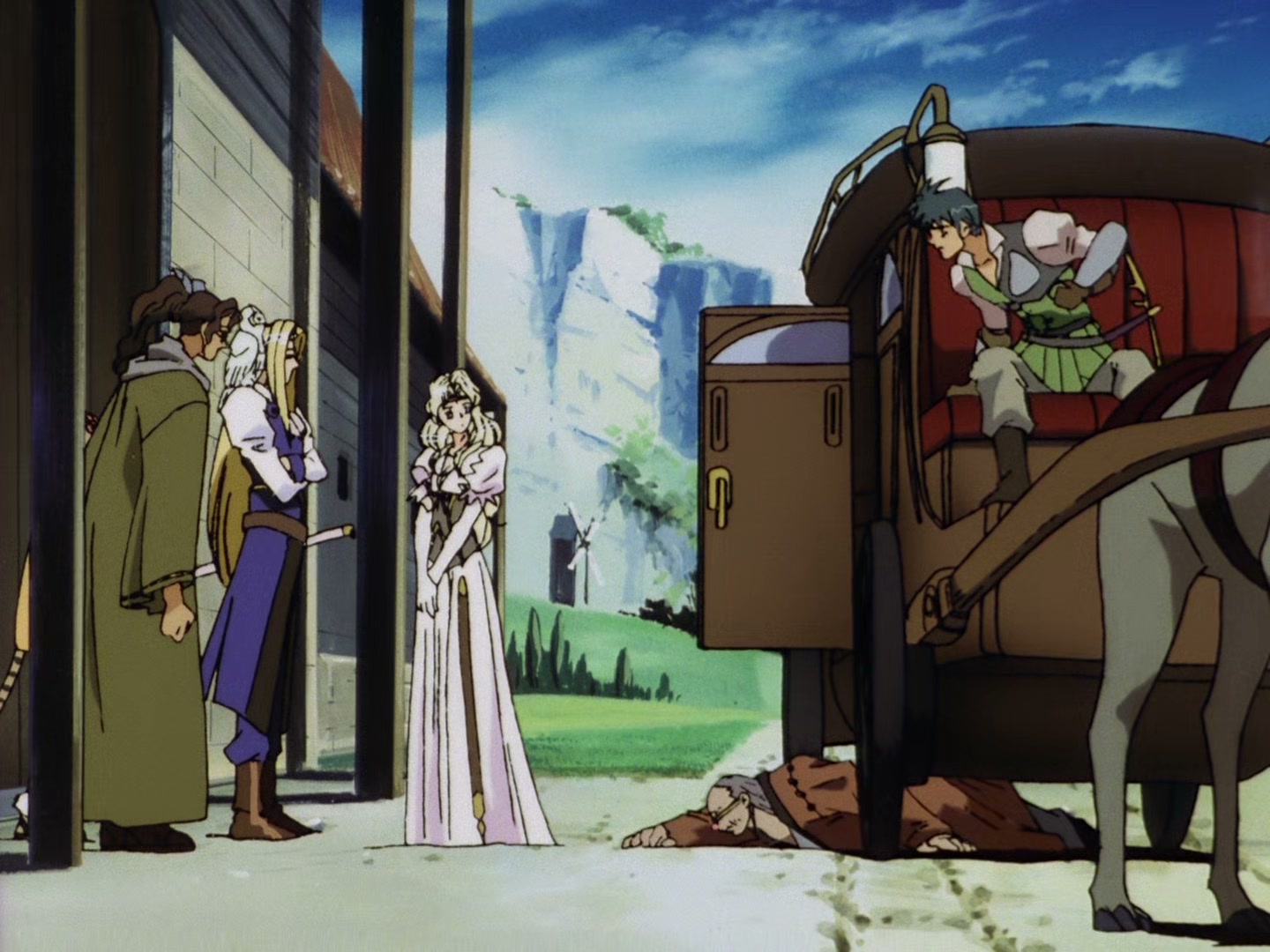 The Vision of Escaflowne Ep 22: The Black-Winged Angel @ 00:08:05