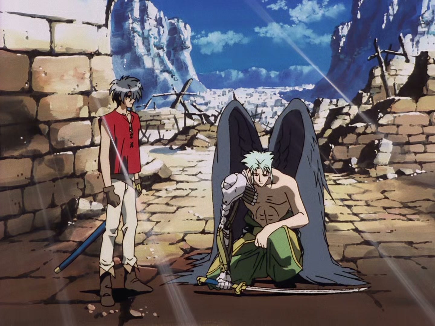 The Vision of Escaflowne Ep 22: The Black-Winged Angel @ 00:20:51