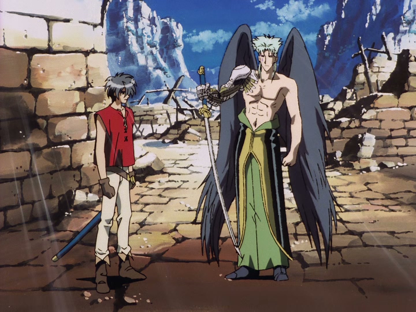 The Vision of Escaflowne Ep 22: The Black-Winged Angel @ 00:20:55