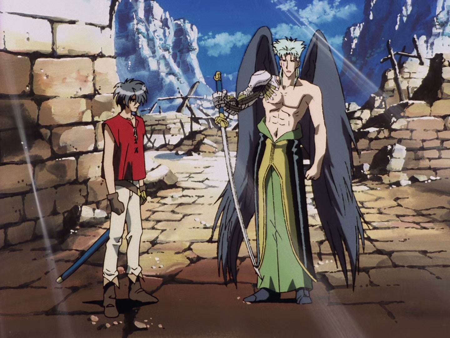 The Vision of Escaflowne Ep 22: The Black-Winged Angel @ 00:20:59
